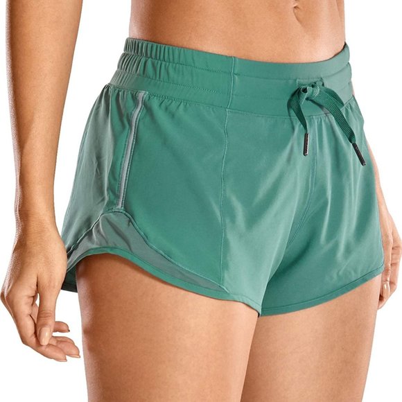 CRZ YOGA Pants - Women's Quick-Dry Loose Running Shorts w/ Pockets 2.5" Inseam